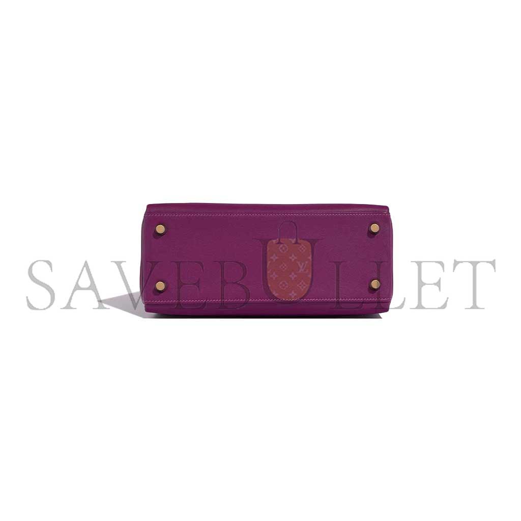 HERMÈS MASTER KELLY 25 SWIFT ANEMONE (25*17*7cm)
